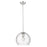 Acclaim Lighting Mackenzie 1 Light Pendant, Nickel/Rippled Water