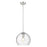 Acclaim Lighting Mackenzie 1 Light Pendant, Nickel/Rippled Water