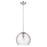 Acclaim Lighting Mackenzie 1 Light Pendant, Nickel/Rippled Water