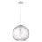 Acclaim Lighting Mackenzie 1 Light 18" Pendant, Nickel/Rippled Water - IN20046PN