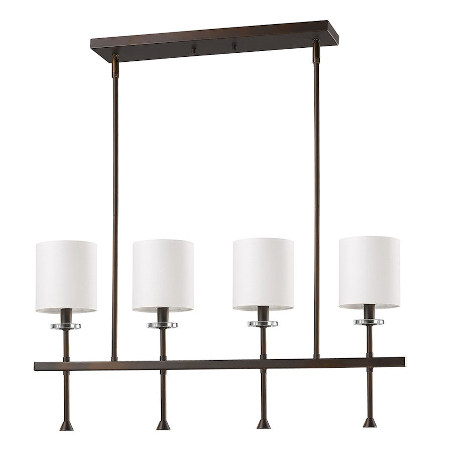 Acclaim Lighting Kara 4 Light Island Pendant, Oil Rubbed Bronze - IN21042ORB