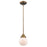 Acclaim Lighting Portsmith 1 Light Pendant, Brass