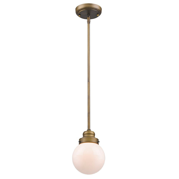 Acclaim Lighting Portsmith 1 Light Pendant, Brass