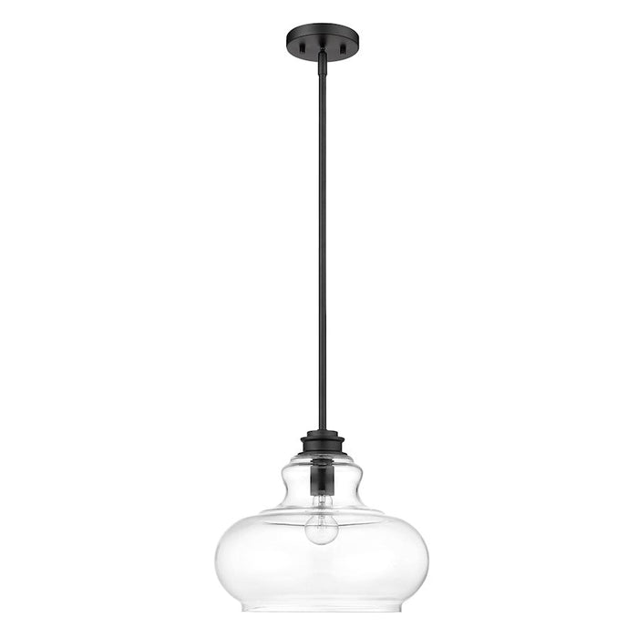 Acclaim Lighting Torrel 1 Light Pendant, Matte Black