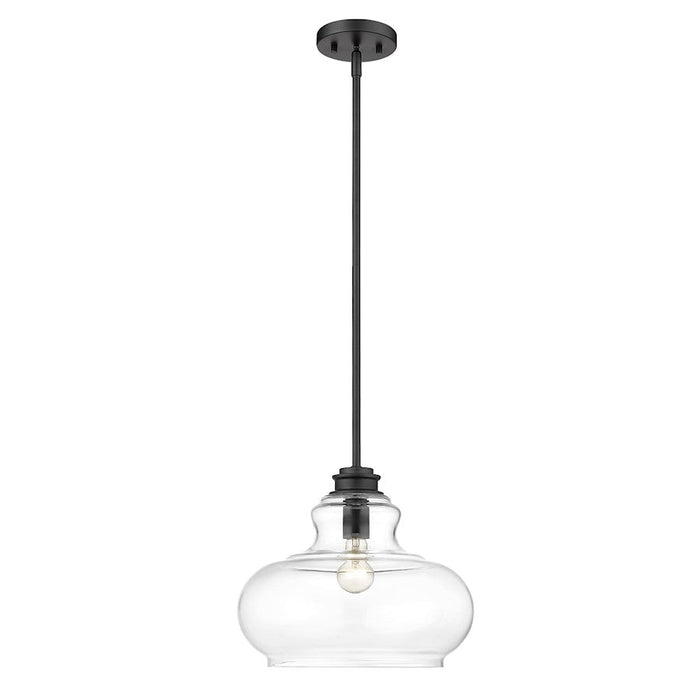 Acclaim Lighting Torrel 1 Light Pendant, Matte Black