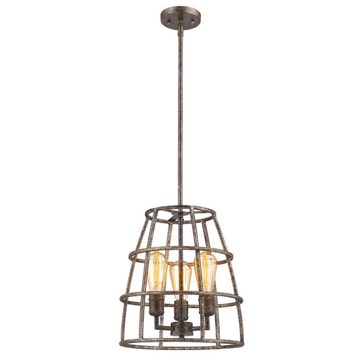 Acclaim Lighting Rebarre Pendant, Antique Silver
