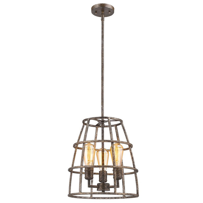 Acclaim Lighting Rebarre Pendant, Antique Silver