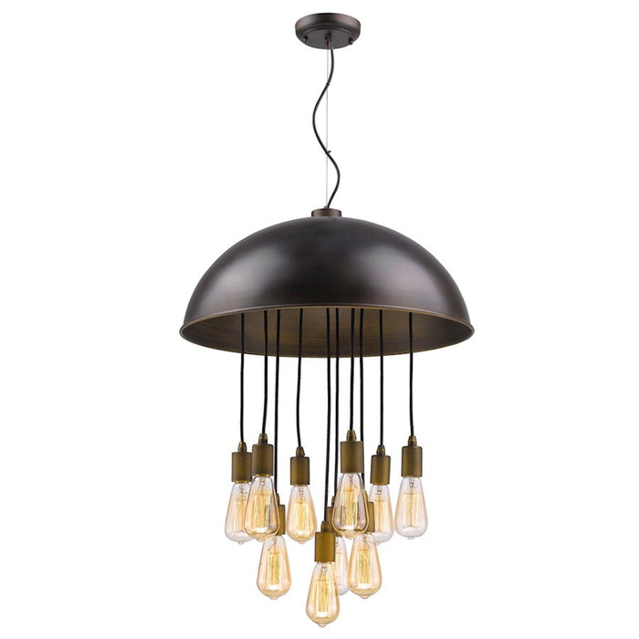 Acclaim Lighting Keough 10 Light Bowl Pendant, Oil Rubbed Bronze