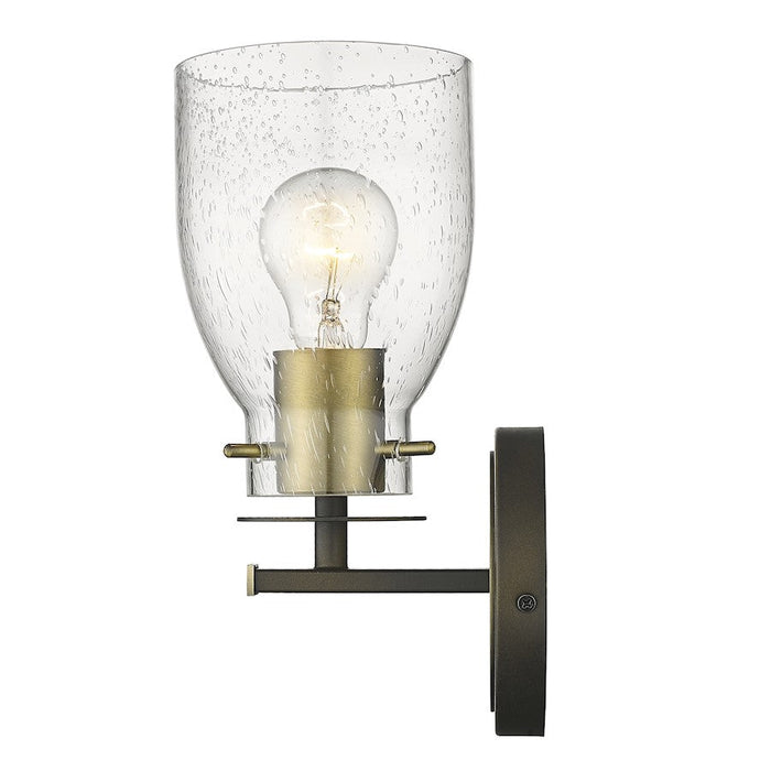 Acclaim Lighting Shelby 1 Light Wall Sconce, Bronze/Brass/Seedy