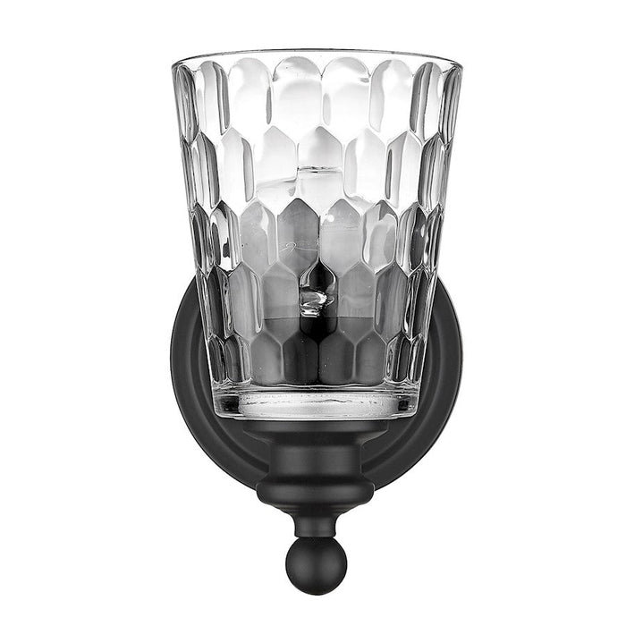 Acclaim Lighting Mae 1 Light Sconce, Matte Black