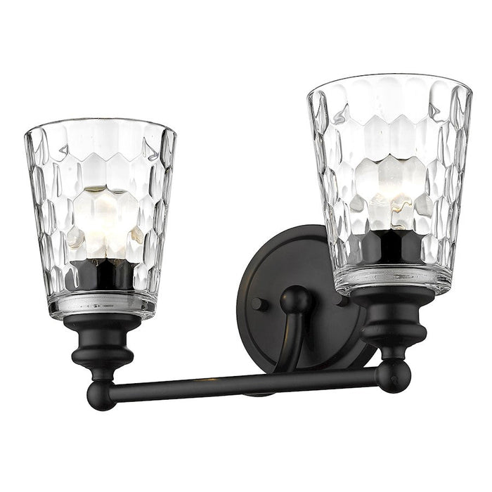 Acclaim Lighting Mae 2 Light Vanity, Matte Black