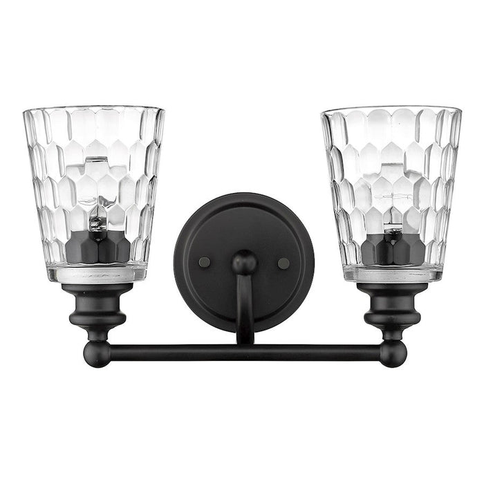 Acclaim Lighting Mae 2 Light Vanity, Matte Black