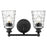 Acclaim Lighting Mae 2 Light Vanity, Matte Black