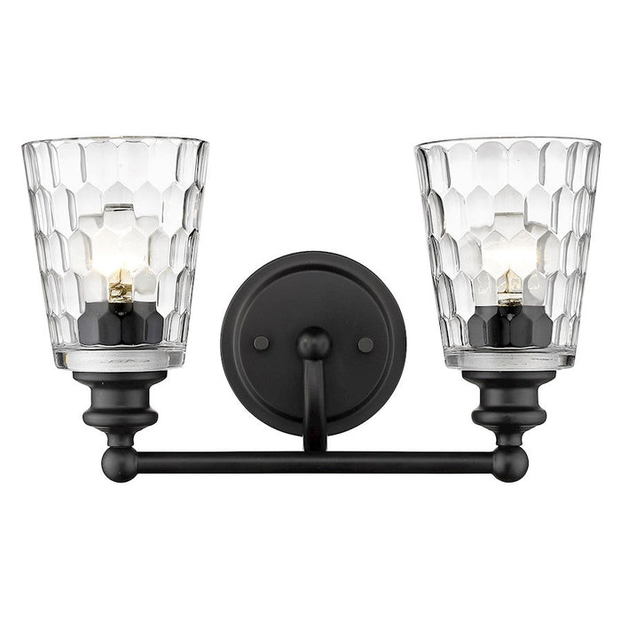 Acclaim Lighting Mae 2 Light Vanity, Matte Black