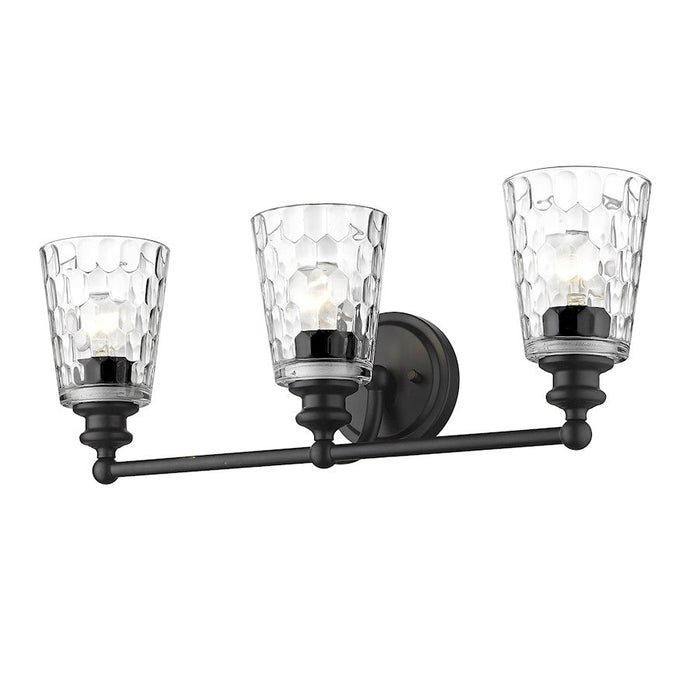 Acclaim Lighting Mae 3 Light Vanity, Matte Black