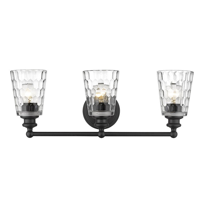 Acclaim Lighting Mae 3 Light Vanity, Matte Black