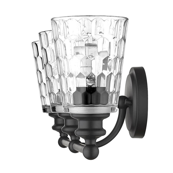 Acclaim Lighting Mae 3 Light Vanity, Matte Black