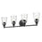 Acclaim Lighting Mae 4-Light Vanity, Matte Black