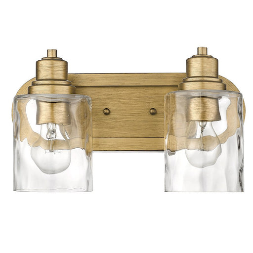 Acclaim Lighting Lumley 2 Light Bath Vanity, Gold/Handblown Clear - IN40056AG