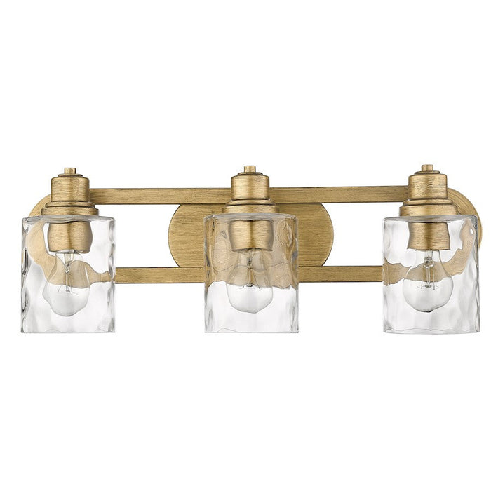 Acclaim Lighting Lumley 3 Light Bath Vanity, Gold/Handblown Clear - IN40057AG