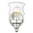 Acclaim Lighting Keal 1 Light Wall Sconce, Polished Nickel/Clear - IN40071PN