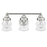 Acclaim Lighting Keal 3 Light Vanity, Polished Nickel/Clear - IN40073PN