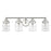 Acclaim Lighting Keal 4 Light Vanity, Polished Nickel/Clear - IN40074PN