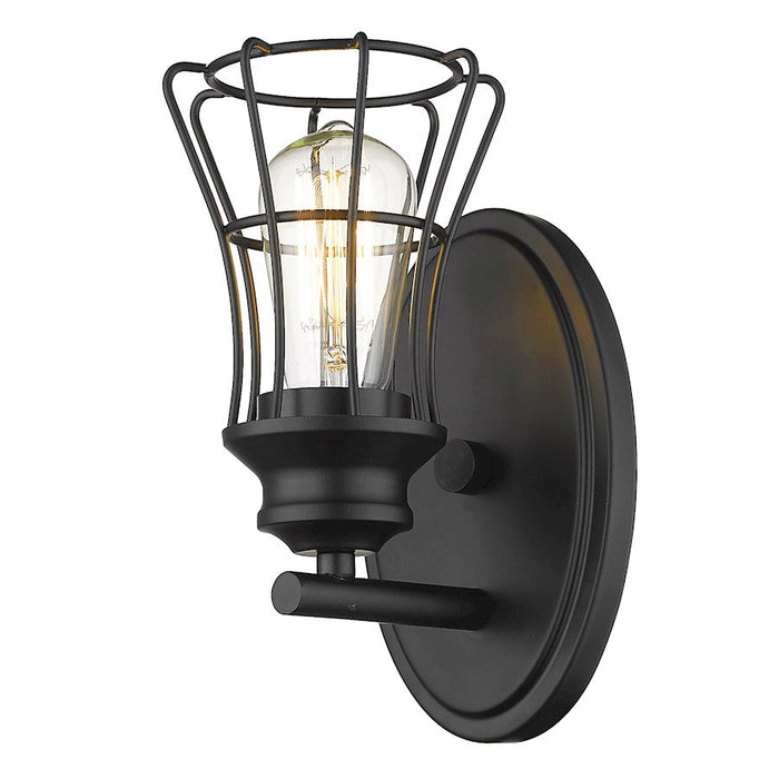 Acclaim Lighting Piers 1 Light Sconce, Matte Black