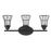 Acclaim Lighting Piers 3-Light Vanity, Matte Black