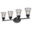 Acclaim Lighting Piers 5-Light Vanity, Matte Black