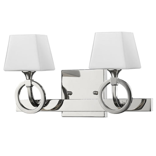 Acclaim Lighting Josephine 2-Light Vanity Light, Polished Nickel - IN41301PN