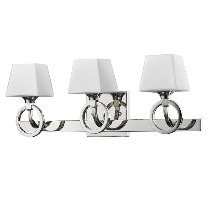 Acclaim Lighting Josephine 3-Light Vanity Light, Polished Nickel - IN41302PN