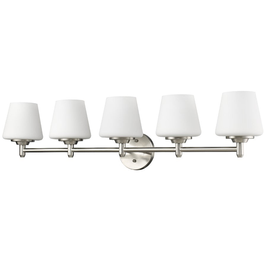 Acclaim Lighting Paige 5 Light Vanity Light, Satin Nickel - IN41311SN