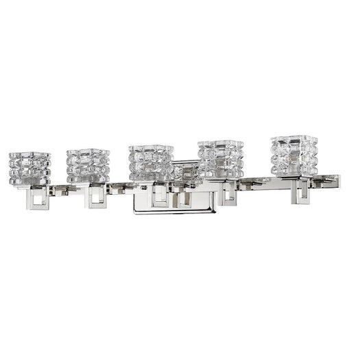 Acclaim Lighting Coralie 5 Light Vanity Light, Polished Nickel - IN41317PN
