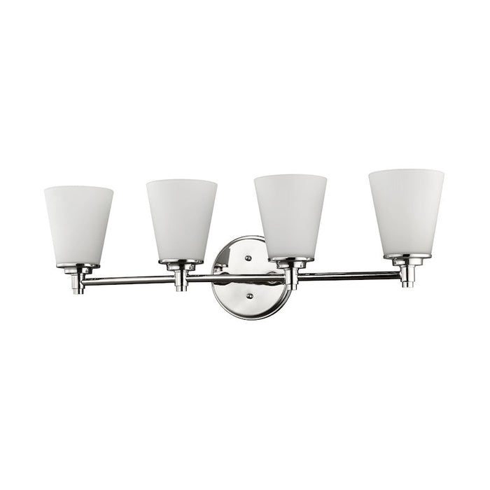 Acclaim Lighting Conti 4 Light Vanity Light, Polished Nickel - IN41343PN