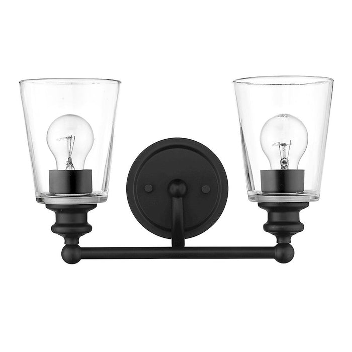 Acclaim Lighting Ceil 2 Light Vanity, Matte Black