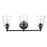 Acclaim Lighting Ceil 3 Light Vanity, Matte Black