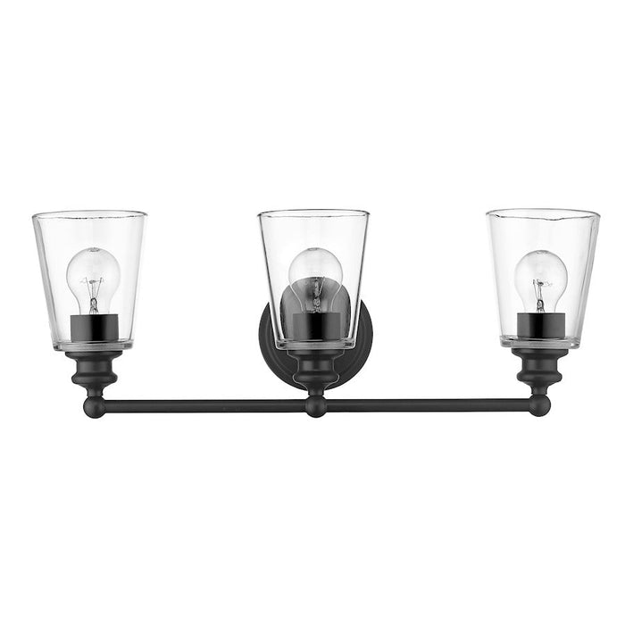 Acclaim Lighting Ceil 3 Light Vanity, Matte Black