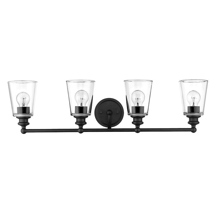 Acclaim Lighting Ceil 4 Light Vanity, Matte Black