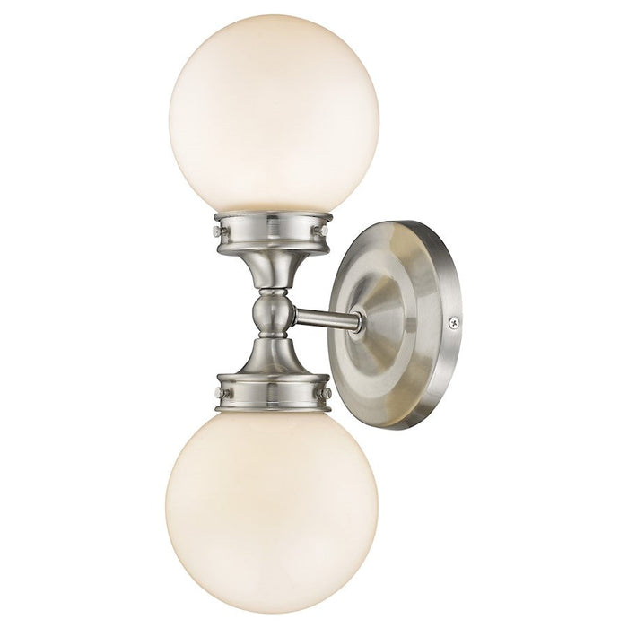 Acclaim Lighting Fairfax 2 Light Vanity Light, Satin Nickel