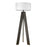 Trend Lighting Soccle Floor Lamp, Bronze/White Fabric Drum - TF70010ORB