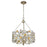 Trend Lighting Vitozzi 3 Light Chandelier, Antique Silver Leaf - TP10001ASL