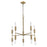 Trend Lighting Perret 10 Light Chandelier, Aged Brass - TP10015AB