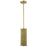 Trend Lighting Basetti Pendant, Gold/Gold Metal Cylindrical Shape - TP20010GD