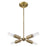 Trend Lighting Perret 4 Light Convertible Pendant, Aged Brass - TP60022AB