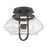 Trend Lighting Garner 2 Light Semi-Flush Mount, Bronze/Clear Drum - TP60061ORB