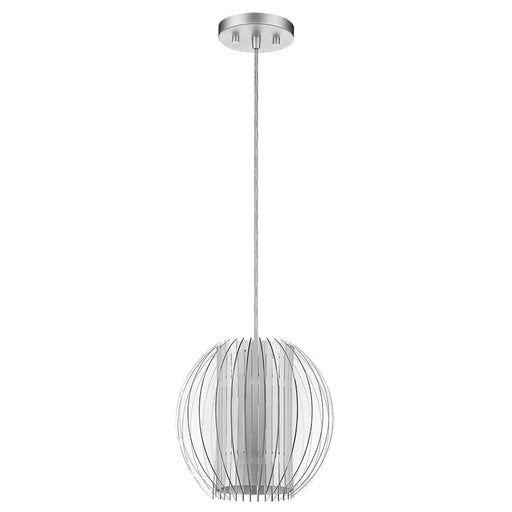 Trend Lighting Phoenix Pendant, Silver/Clear Acrylic And Steel - TP6300-1