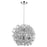 Trend Lighting Mingle 3 Light Pendant, Chrome/Chrome Aluminum Wire - TP6826