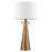 Trend Lighting Muse 2 Light Table Lamp, Gold/Off-White Shantung - TT7233-76