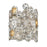 Trend Lighting Vitozzi 1 Light Sconce, Antique Silver Leaf - TW40004ASL